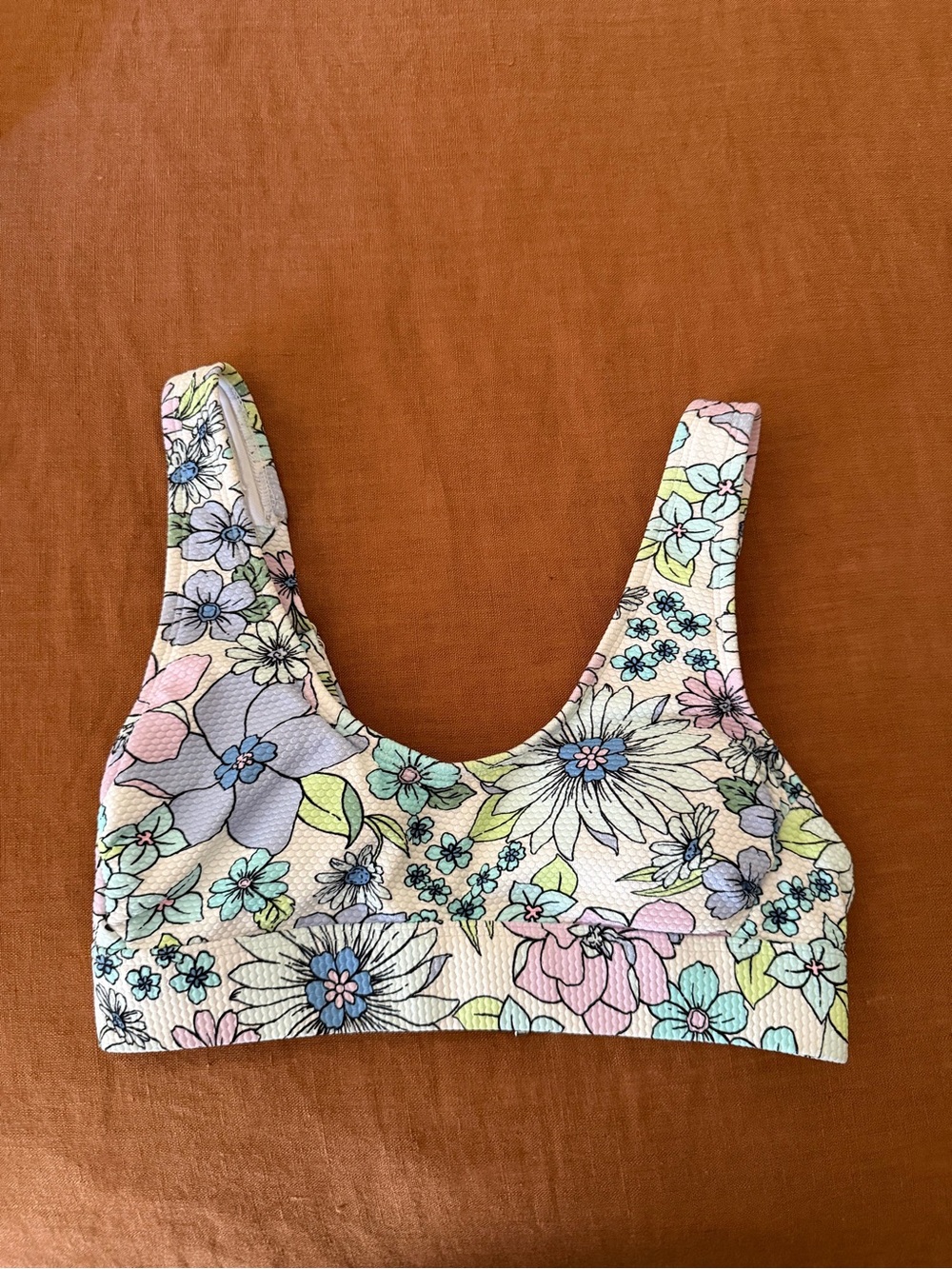 Xhilaration Floral Bikini Top